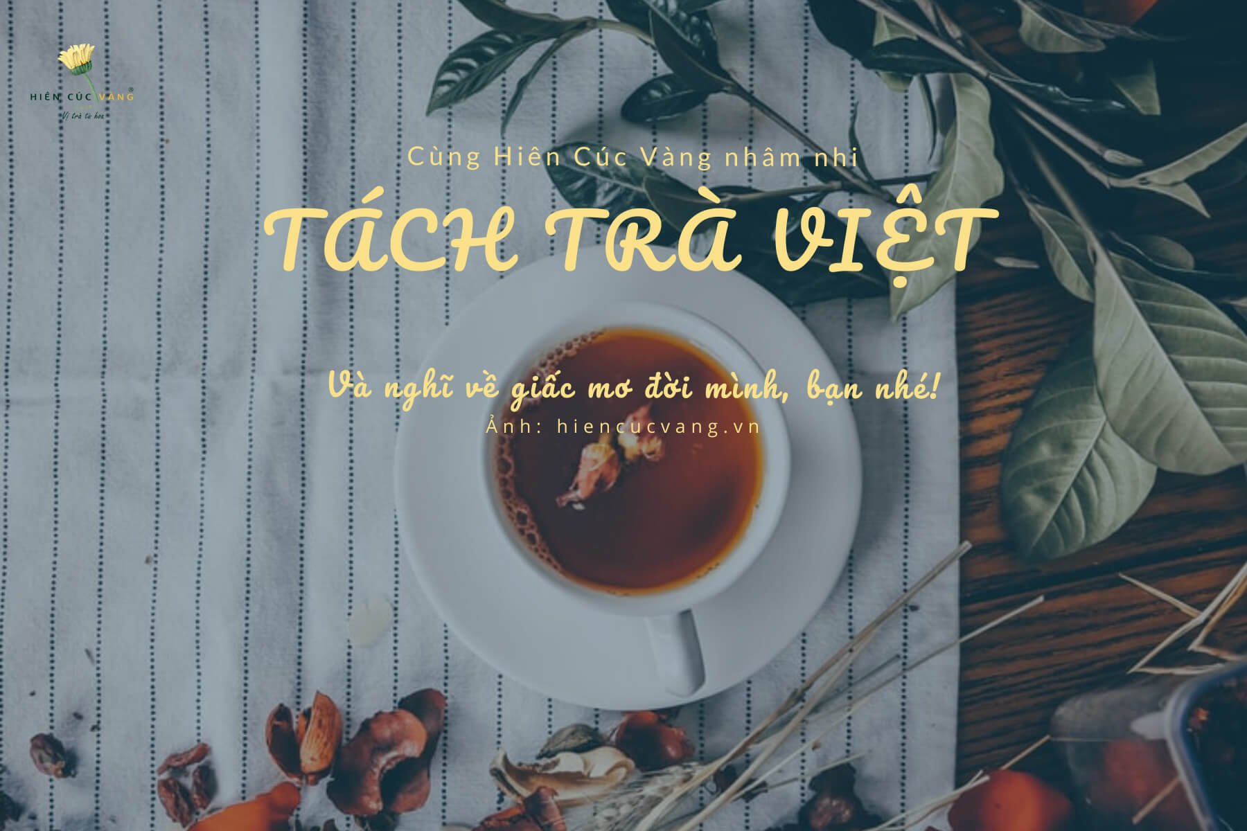 Thưởng thức tách trà Việt Nam